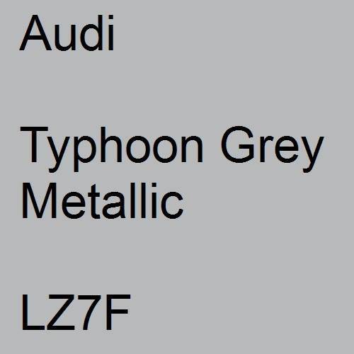 Audi, Typhoon Grey Metallic, LZ7F.